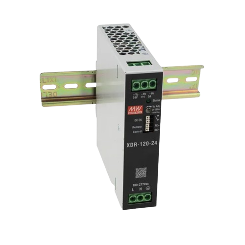 Fuente de Alimentación Industrial para Riel DIN Mean Well XDR-120 120W