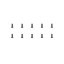 Kit de Accesorios para PCB Personalizada WisBlock (separadores M1.2 y tornillos)