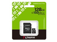 Kingston Tarjeta de Memoria 128GB microSD Canvas Selec