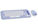 Logitech Combo inalambrico POP Icon Lila Espanol