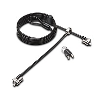 Kensington Candado doble con llave MicroSaver 2.0 para ordenadores portátiles