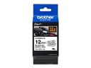 Brother Cinta ID Flexibles negro sobre blanco 12 mm Sumin