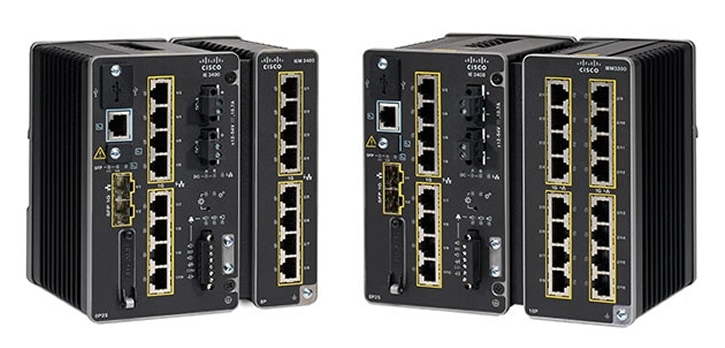 Switch Industrial 10 puertos Cisco IE-3400-8T2S-E IE3400-8T2S-A