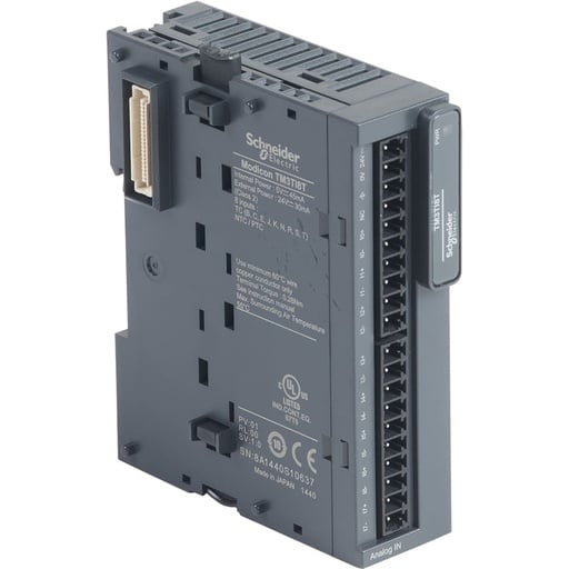 Módulo de Entradas Analógicas 8 entradas de temperatura Schneider Electric TM3TI8T