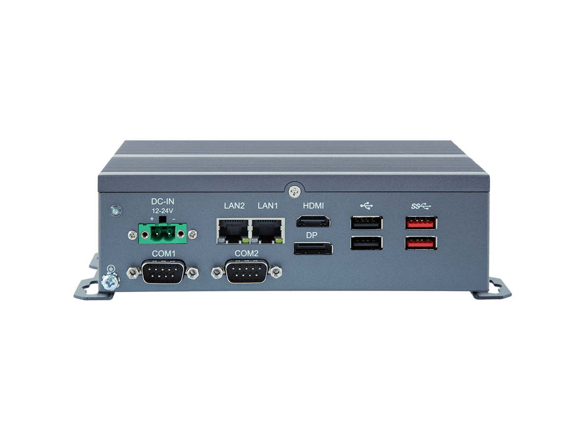PC Industrial Fanless Intel Celeron J6412 Elkhart Lake, 1 GbE + 1 2.5GbE