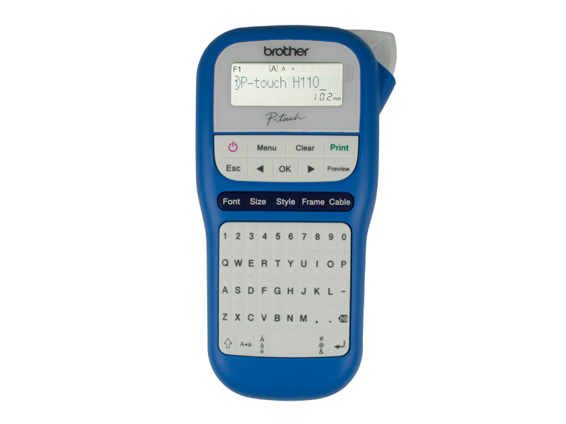 Brother ROTULADORA PT-H110BW AZUL PORTATIL 230 DPi TOUCH