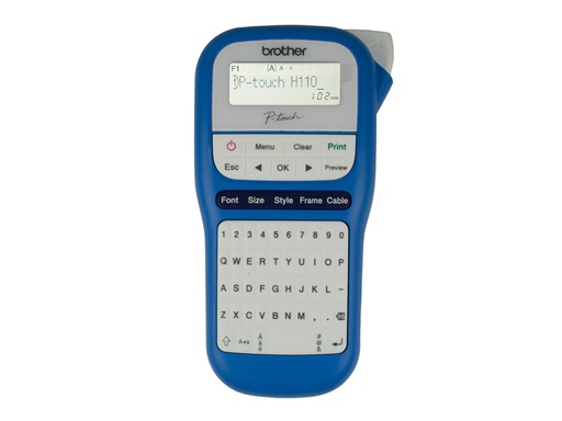 Brother ROTULADORA PT-H110BW AZUL PORTATIL 230 DPi TOUCH
