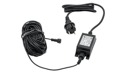Adaptador de Poder 12 V DC 1 A IP68 con Cable de 20 m para Estación Meteorológica Ecowitt WS90