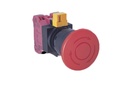 Interruptor de Parada de Emergencia N.C. SPST Botón Hongo 10A 440VAC 220VDC Idec HW1B-V401R