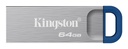 Kingston Technology DataTraveler 64GB ® Kyson, USB 3.2 Gen 1 metálico, 220 MB/s