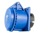 Toma de Panel 32A 2P+E-6H - Azul - IP44