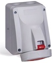 Base de Enchufe de Superficie P17 Tempra Pro IP66/67 32A 3P+E 415V Legrand 555458