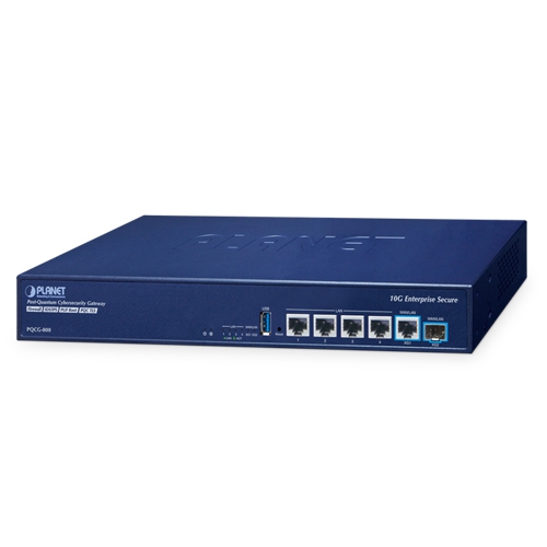 Gateway de Ciberseguridad Post-Cuántico Dual 10G con Anclaje PUF y 4 Puertos 10/100/1000T