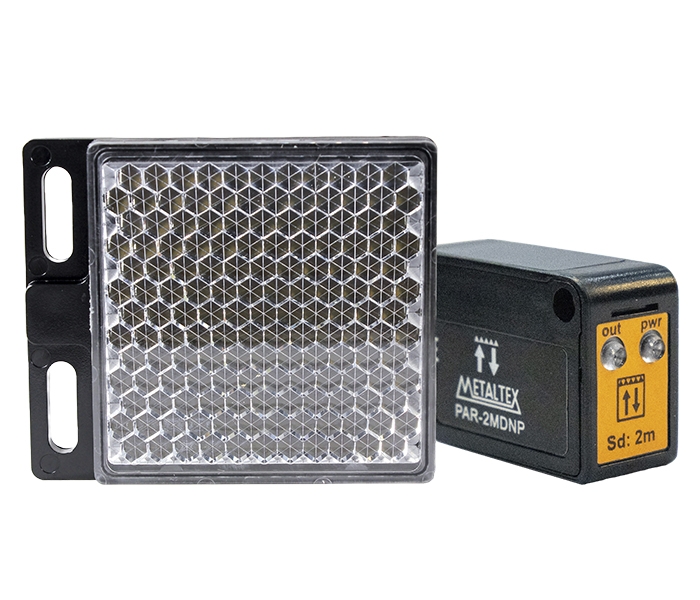 Sensor fotoeléctrico retroreflectivo 2M de distancia grado IP65 serie PAR
