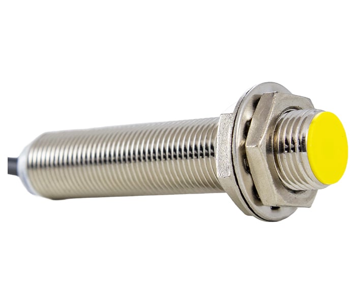 Sensor inductivo Rasante NPN 2 mm - NA+NF - Conexión M12